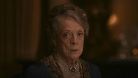 Here We Go Violet Crawley GIF