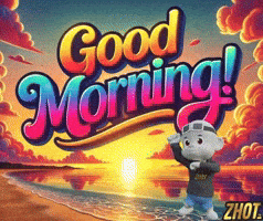 Good Morning Gm GIF by Zhot