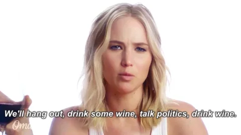 Jennifer Lawrence Wine GIF