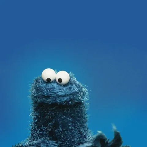 Hungry Cookie Monster GIF