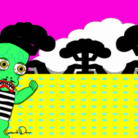 aliens psychedelic gif GIF by Grande Dame