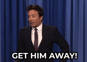 Stay Back Jimmy Fallon GIF by The Tonight Show Starring Jimmy Fallon