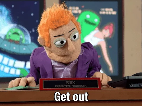 Go Away Leave GIF