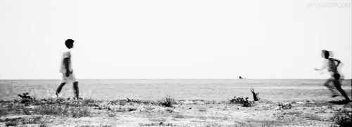 black and white love GIF