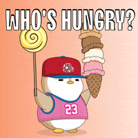 Hungry Ice Cream GIF by Pudgy Penguins