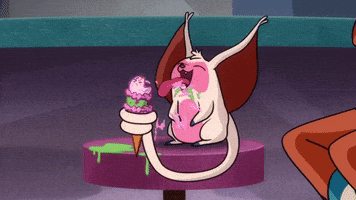 ice cream eating GIF by mysticonsofficial
