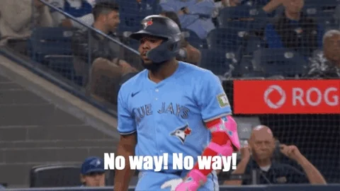 No Way Baseball GIF