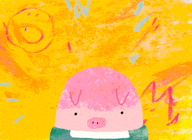 cute pig GIF by Luca!