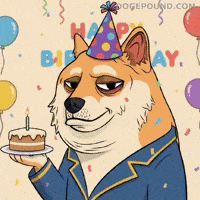 Tired Happy Birthday GIF by Doge Pound
