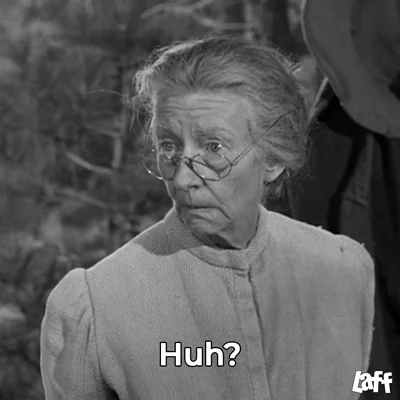 Black And White What GIF