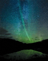 northern lights GIF