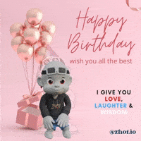 Happy Birthday GIF by Zhot