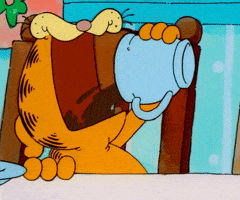 Tired Cup Of Coffee GIF by Garfield