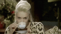Sipping Gwen Stefani GIF by MOODMAN