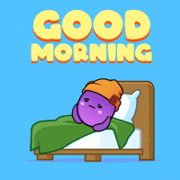 Tired Good Morning GIF by The Grapes