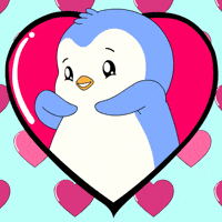 I Love You Hearts GIF by Pudgy Penguins