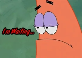 Spongebob Squarepants Waiting GIF