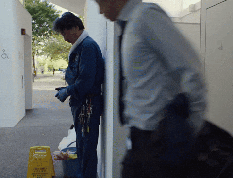 Scene from Perfect Days (2023)