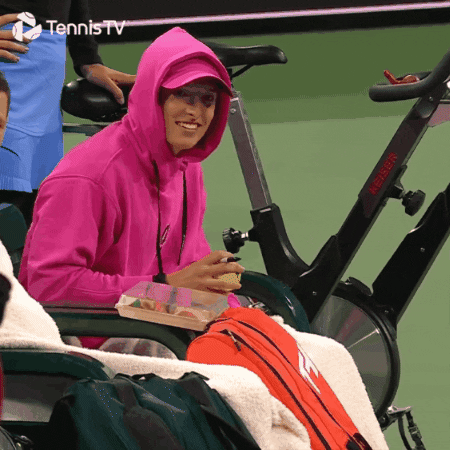 GIF depicting excitement at a tennis match, via GIPHY