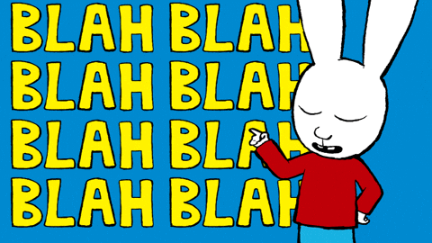 Giphy - Talk Too Much Cute Bunny GIF by Simon Super Rabbit