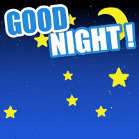 Tired Good Night GIF by Titounis