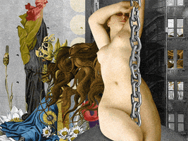 wrecking ball art GIF by Isabel Chiara