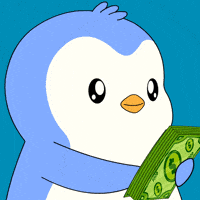 Make It Rain Money GIF by Pudgy Penguins