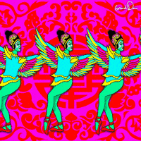 ballet psychedelic art GIF by Grande Dame