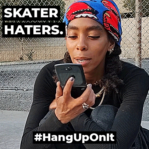 Hang Up Skater GIF by Motorola