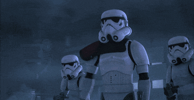 stormtroopers move forward GIF by Star Wars