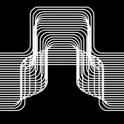 Black And White Geometry GIF by xponentialdesign