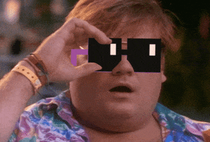 Chris Farley Wow GIF by nounish ⌐◨-◨