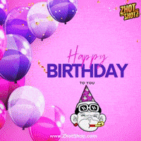 Happy Birthday GIF by Zhot Shop