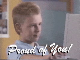 Proud Of You Congratulations GIF by reactionseditor