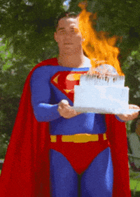 Happy Birthday Superman GIF Happy Birthday Superman GIF