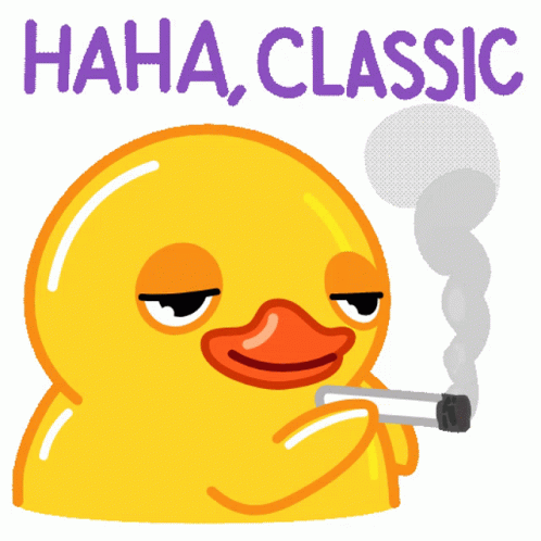 Duck Smoking GIFs
