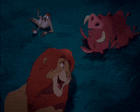 laying lion king GIF