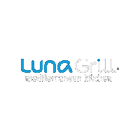 lunagrillofficial luna grill lunagrill santorini bowl fresh mediterranean Sticker