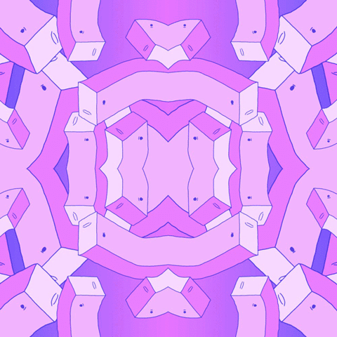 shanebeam animation trippy fractal kaleidoscope GIF