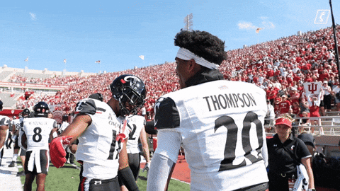 High Five College Football GIF by Cincinnati Bearcats