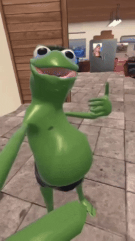 gif__tom dance dancing trippy frog GIF