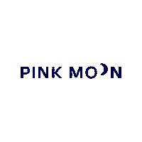 pinkmoonco pink moon moon phases pink moon Sticker
