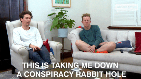 Rabbit Hole Adam GIF by Gogglebox Australia