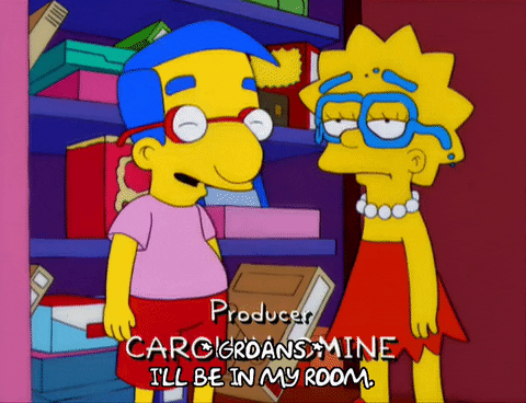 lisa simpson glasses GIF