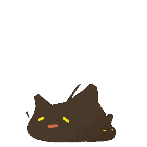 Black Cat Sticker