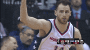 excited washington wizards GIF by NBA