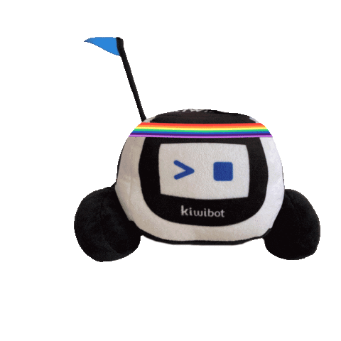 Love Is Love Smile Sticker by Kiwibot