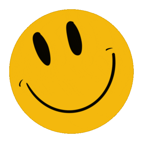 Happy Smiley Face Sticker
