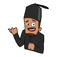 Look Here Reaction Sticker by Creative Hatti