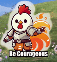 Strength Courage GIF by Zorooster